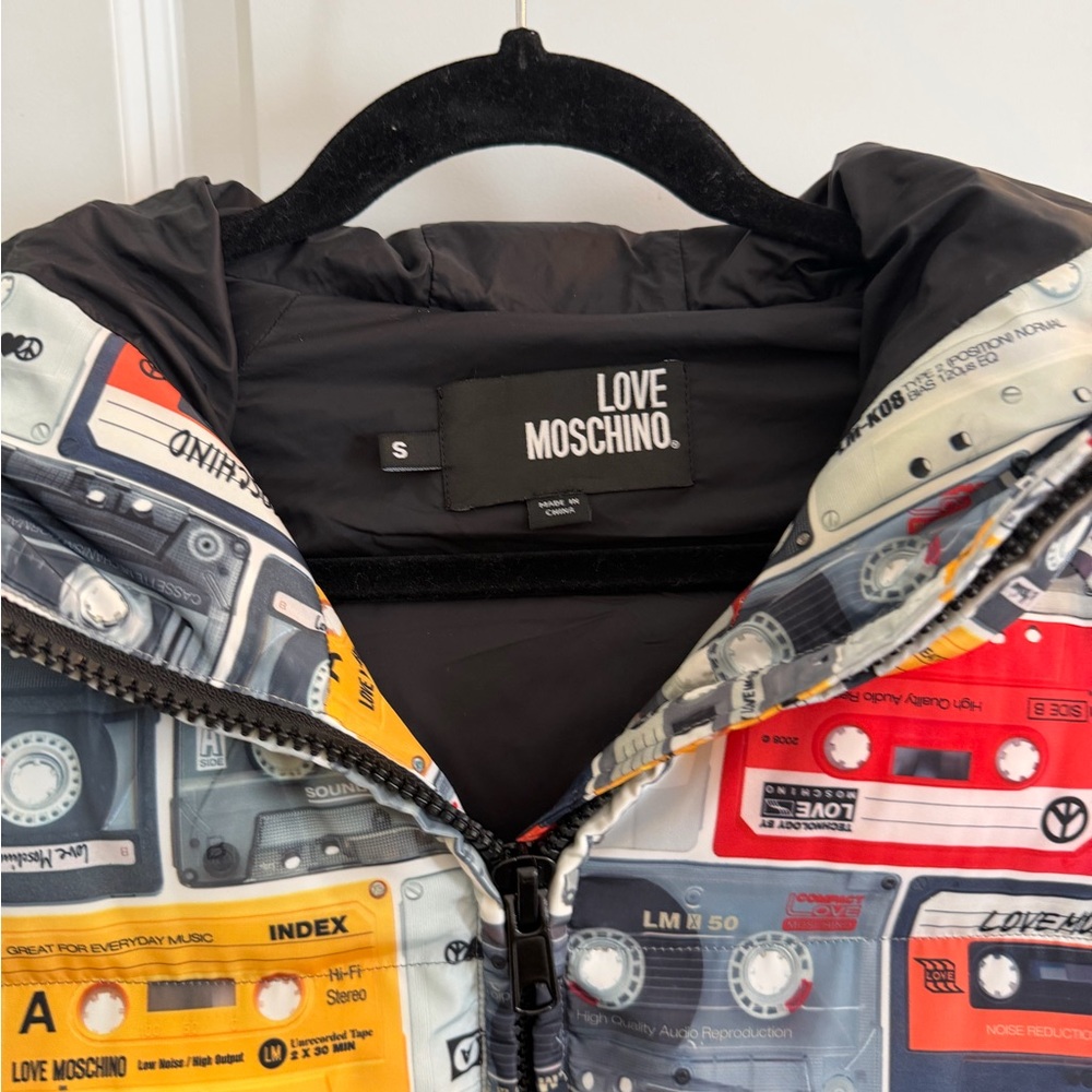 Love Moschino Cassette Print Jacket - Picture 3 of 5